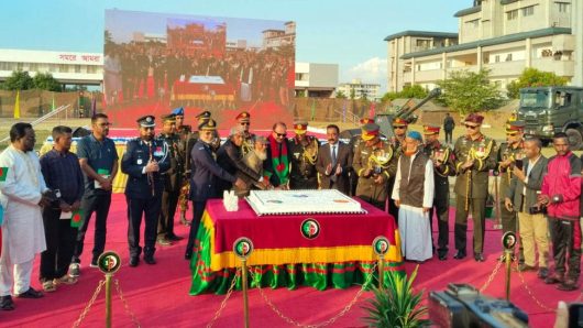 সিলেট বর্ণাঢ্য আয়োজনে সশস্ত্র বাহিনী দিবস উদযাপন