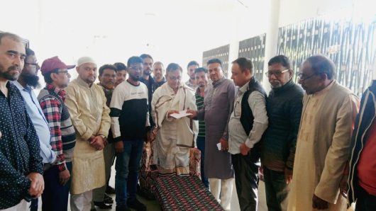 সিলেট মহানগর তাঁতীদলের নবগঠিত আহ্বায়ক কমিটি বাতিলের দাবীতে খন্দকার আব্দুল মুক্তাদির বরাবরে স্মারকলিপি প্রদান